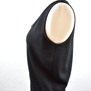 St John Knit Blouse Sz M Shell Black Label  Tank